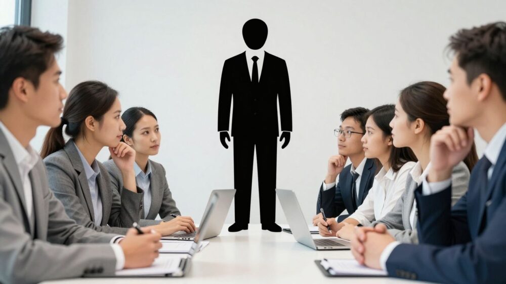 Business people understanding customer needs for growth.